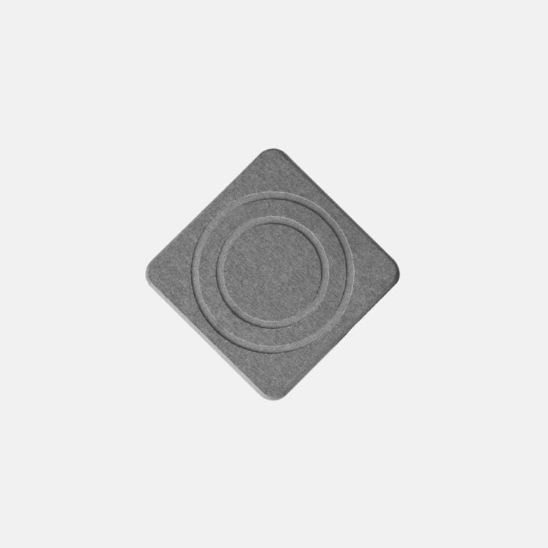 Dessous de verre Diatomite gris orage