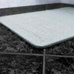 Tapis de bain Blanc Éternel en diatomite Terra