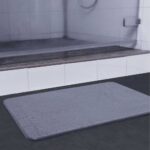 Tapis de bain Gris Nuage en diatomite Terra