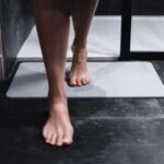 Tapis de bain Blanc Éternel en diatomite Terra
