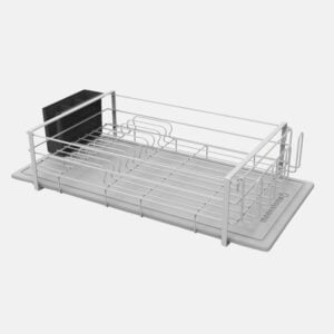 &Eacute;gouttoir Framma diatomite argent&eacute;