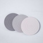 Dessous de plat Gris Orage en diatomite Kendra