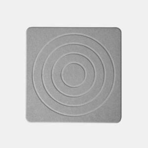 Skalta dessous de plat diatomite gris nuage