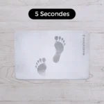 Tapis de bain Blanc Éternel en diatomite Terra