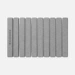 Tapis de bain pliable Gris Orage en diatomite Agilis