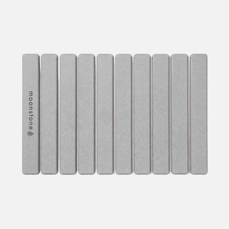 Tapis de bain pliable diatomite - Gris nuage