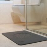 Tapis de bain Noir Onyx en diatomite Essence