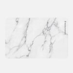 Tapis de bain Blanc Brume en diatomite Terra