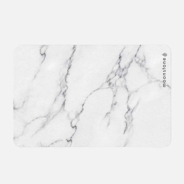 Tapis de bain diatomite Gris brume - Séchage ultra-rapide et antidérapant