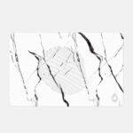 Tapis de bain Blanc Coral en Diatomite Essence