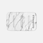 Porte-savon Blanc Brume en diatomite Lunis