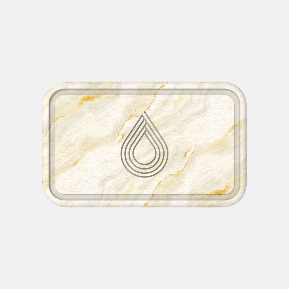 Porte-savon Jaune Topaz en diatomite Lunis