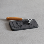 Porte-savon Gris Cendre en diatomite Lunis