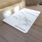 Tapis de bain Blanc Brume en diatomite Terra