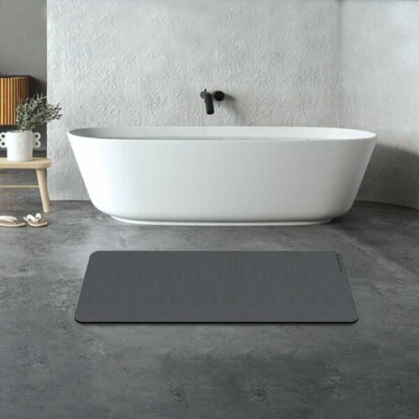 Tapis de salle de bain diatomite - Confort antidérapant et prévention des moisissures