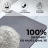 Tapis de bain en pierre absorbant, séchage rapide et antidérapant.