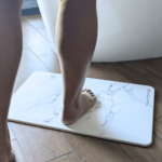 Tapis de bain Blanc Brume en diatomite Terra