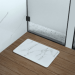 Tapis de bain Blanc Brume en diatomite Terra
