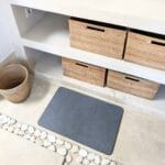 Tapis de bain Gris Orage en diatomite Terra