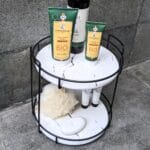 Rangement en forme ronde en diatomite Circa