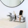 Rangement en pierre anti-moisissure, idéal pour une salle de bain propre