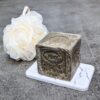 Porte-savon en pierre pour une salle de bain minimaliste et moderne