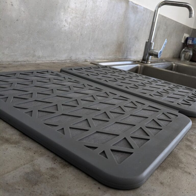 Égouttoir en pierre pour évier, absorbe l’eau instantanément