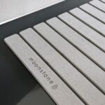 Grand tapis de bain Gris Nuage en diatomite Agilis XL