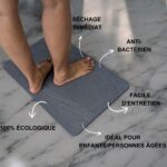 Tapis de bain Gris Orage en diatomite Terra Vela