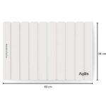 Tapis de bain pliable Gris Orage en diatomite Agilis