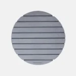 Tapis de bain rond Gris Nuage en diatomite Agilis