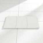 Tapis de bain grande taille Blanc Eternel en diatomite Modula