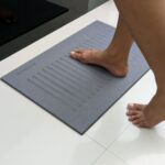 Tapis de bain Gris Orage en diatomite Terra Lina