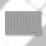 Tapis de bain Blanc Éternel en diatomite Terra Lina