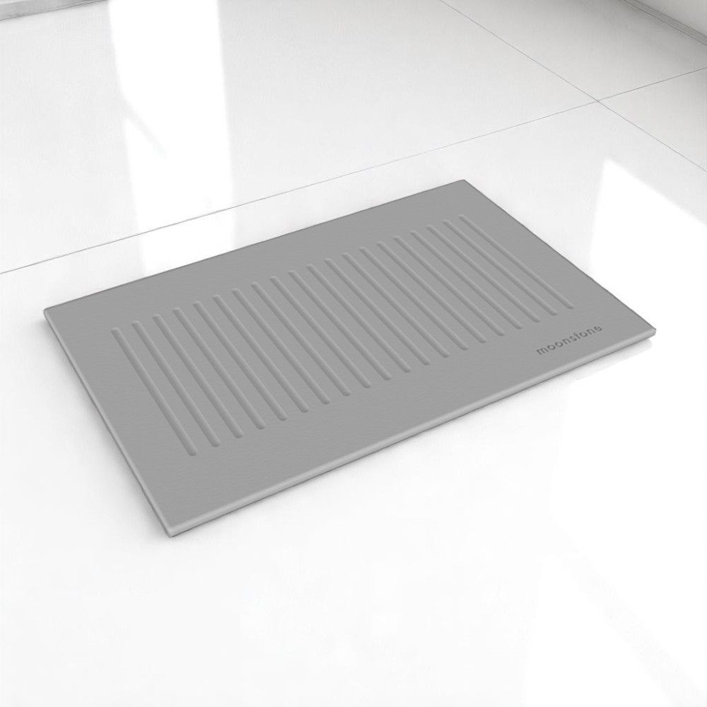 Tapis de bain Blanc Éternel en diatomite Terra Lina