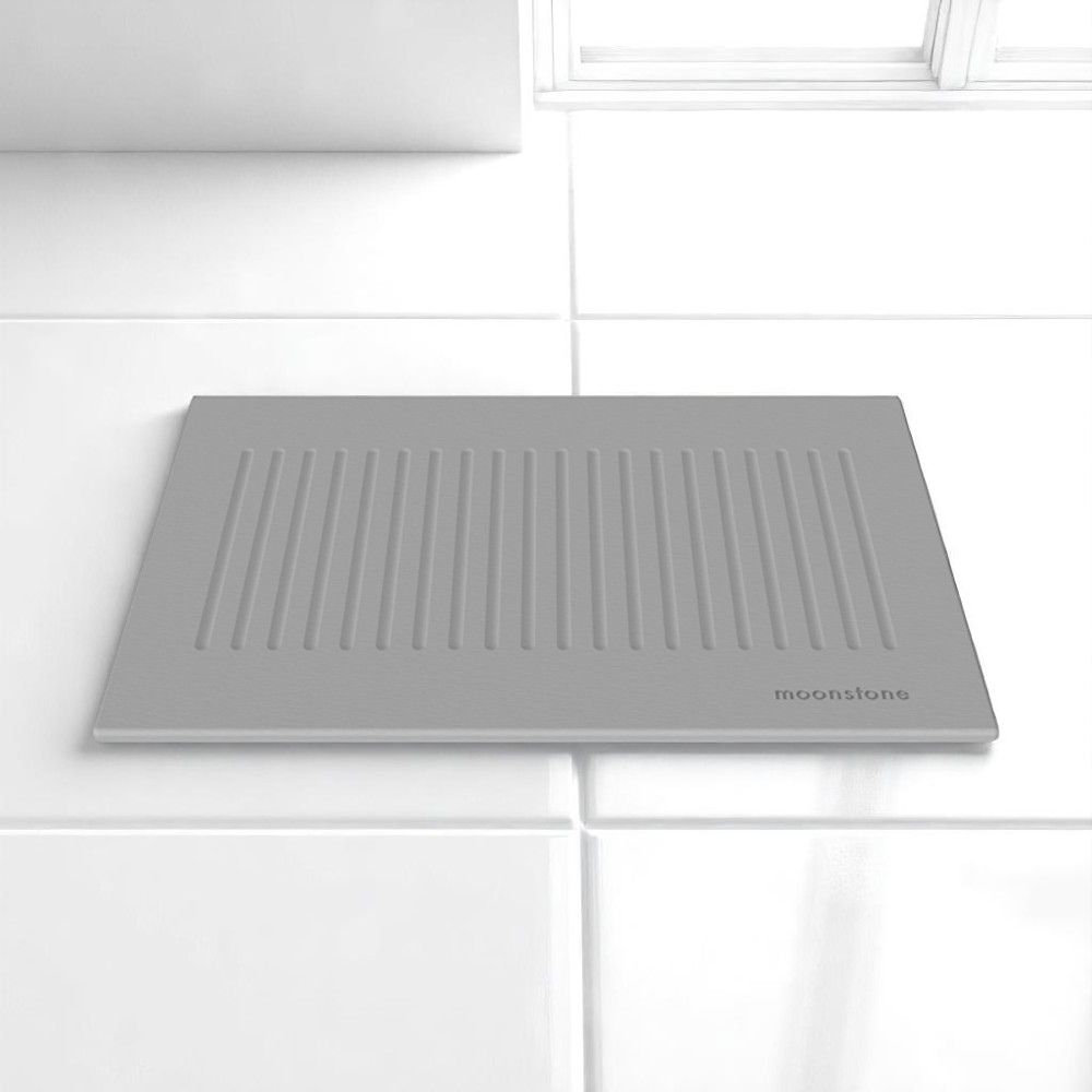 Tapis de bain Blanc Éternel en diatomite Terra Lina