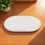 Tapis de bain Blanc Éternel en diatomite Aurora