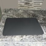 Tapis de bain souple Gris Orage en diatomite Vatten