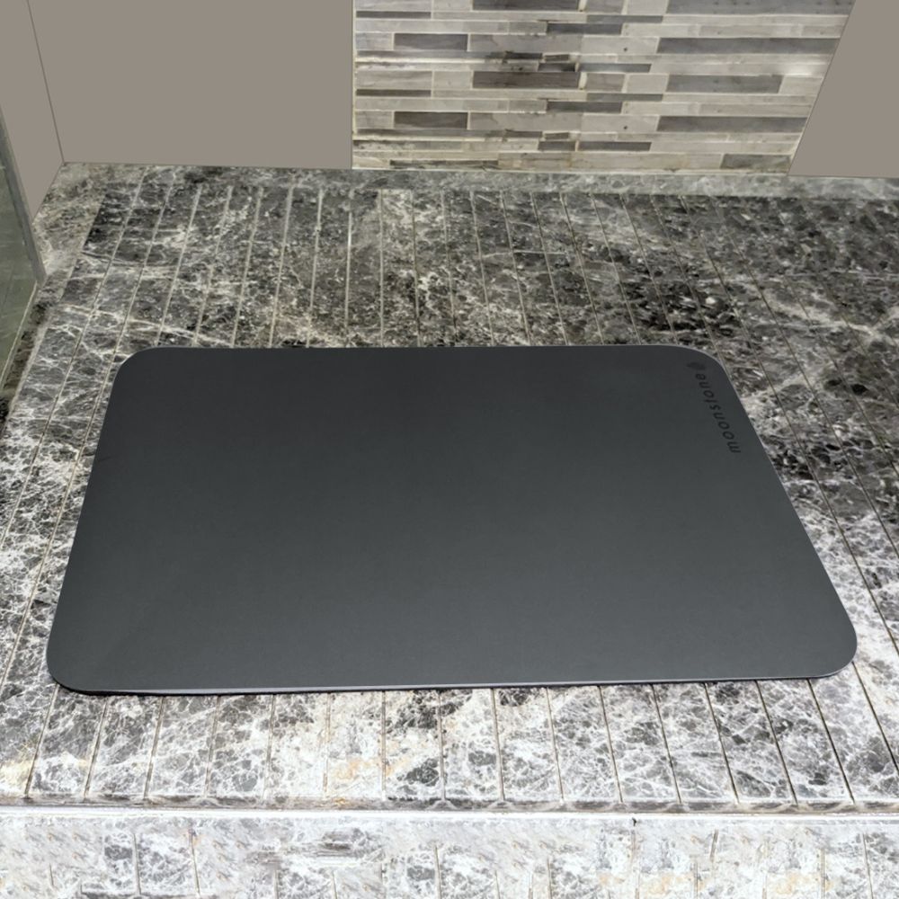 Tapis de bain souple Gris Orage en diatomite Vatten