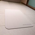 Tapis de bain souple Gris Nuage en diatomite Vatten