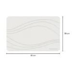 Tapis de bain Gris Orage en diatomite Terra Vela