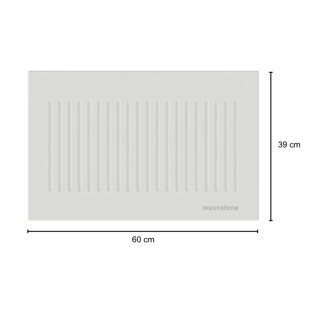 Tapis de bain Blanc Éternel en diatomite Terra Lina
