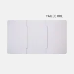 Tapis de bain grande taille Blanc Eternel en diatomite Modula