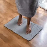 Tapis de bain Gris Nuage en diatomite Terra Vela