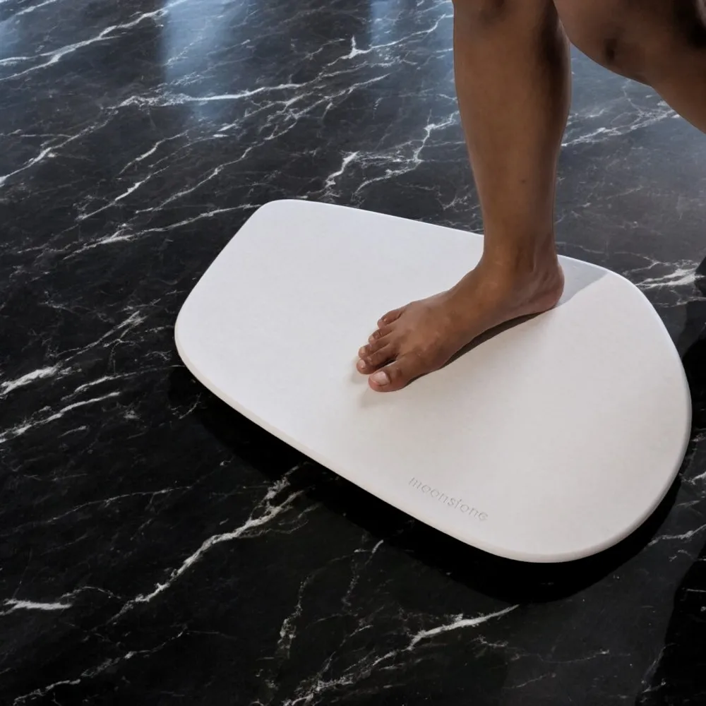 Tapis de bain Gris Nuage en diatomite Galea