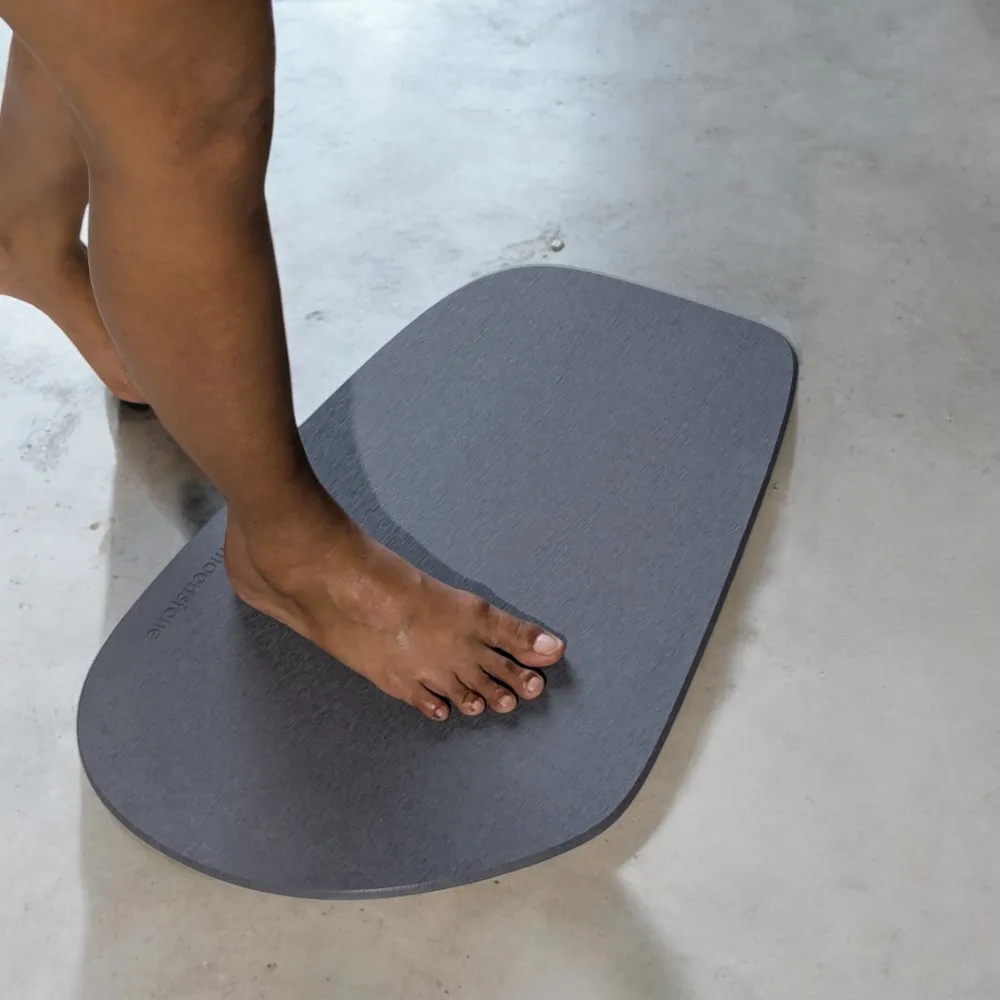Tapis de bain Gris Orage en diatomite Galea