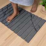 Grand tapis de bain Gris Cendre en diatomite Agilis XL
