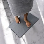 Tapis de bain Gris Orage en diatomite Terra Vela