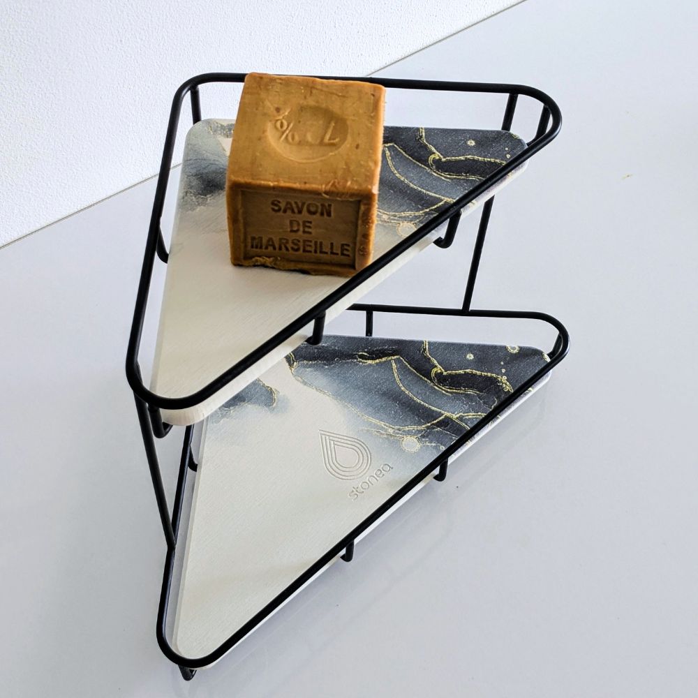 Organisateur maquillage Vert Neptune en diatomite Triyan