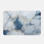 Tapis de bain Bleu Saphir en diatomite Essence